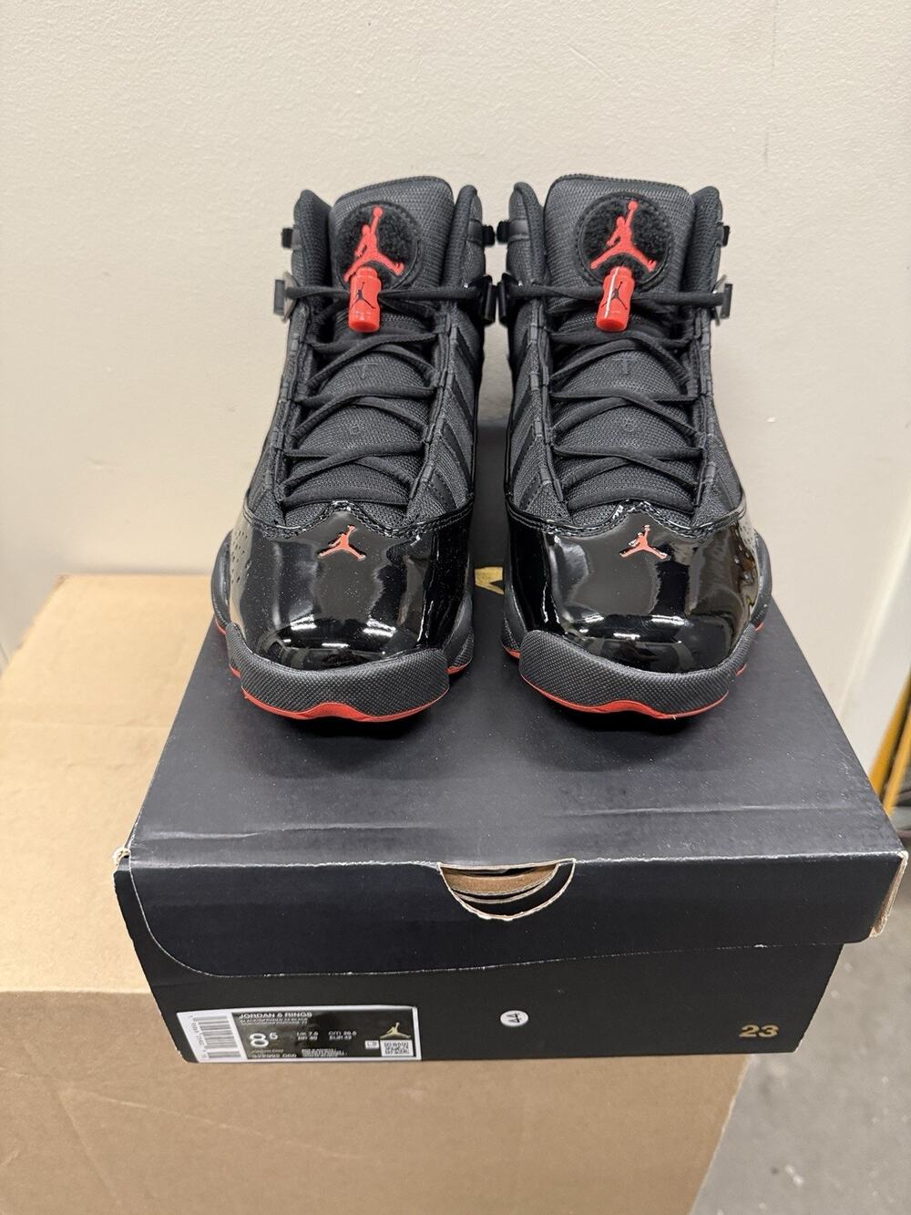 Air Jordan 6 Rings Black Infrared Size 8.5 Men